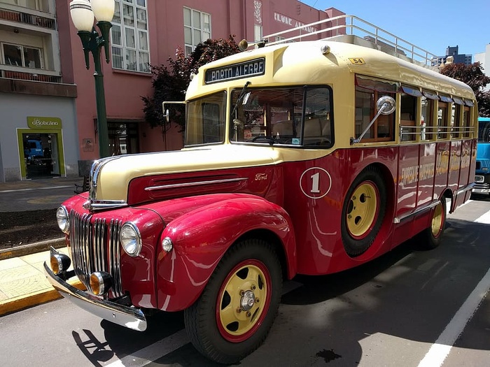 公共汽车、旧型、城市、红色、交通、陆上车辆、交通方式、汽车