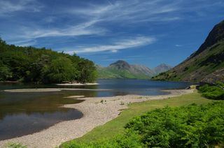 wastwater，lake，风景，风景，坎布里亚，lakeland，wasdale，fells