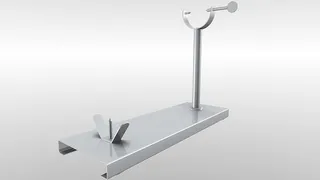 钢铁，火腿，无人，室内，摄影棚拍摄，金属，白色，静物