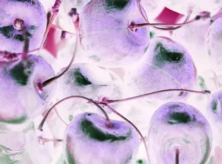 樱桃、茎、红外线、成熟、时令、新鲜、水果、健康