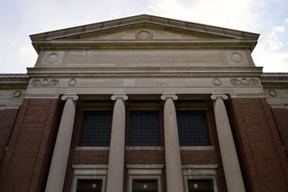 棕色、灰色、混凝土、建筑、大学、学院、学校、学术