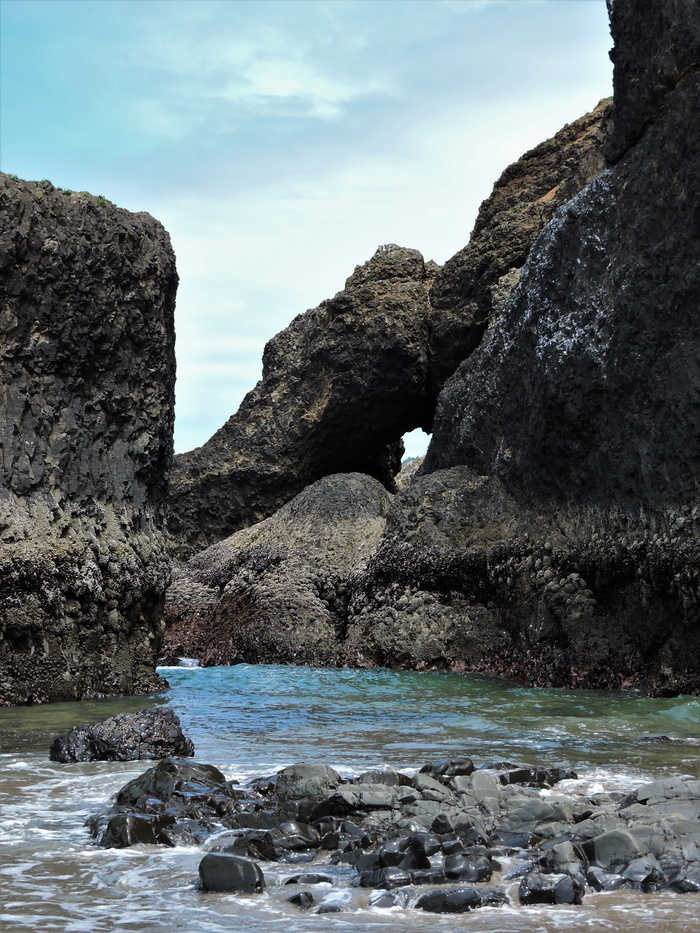 俄勒冈州海岸，海洋，水，海滩，海岸，海洋，水，自然，沙子