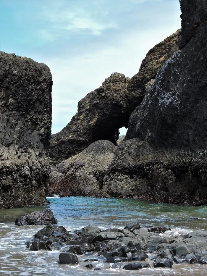 俄勒冈州海岸，海洋，水，海滩，海岸，海洋，水，自然，沙子