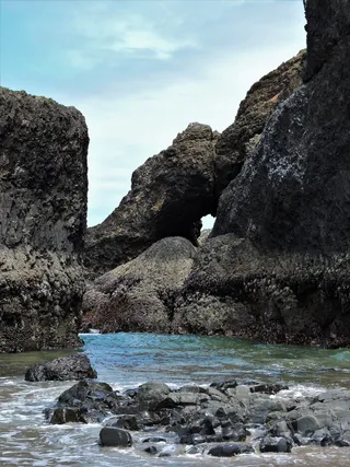 俄勒冈州海岸，海洋，水，海滩，海岸，海洋，水，自然，沙子