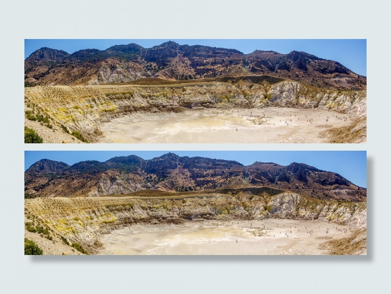火山，自然，景观，全景，全景照片，山脉，地质，硫磺