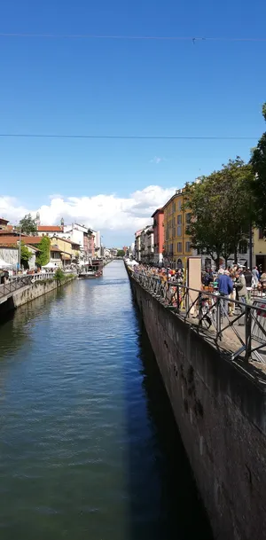 米兰，意大利，米兰，城市，观光，纳维利奥，水，旅游