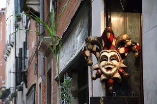 威尼斯、面具、街道、狂欢节、城市、传统、意大利、建筑结构