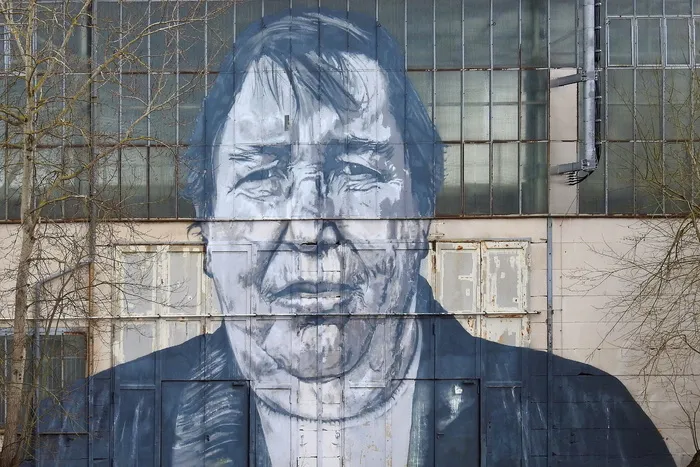 伙伴、工人、壁画、艺术、涂鸦、人类、铁波利斯、代表