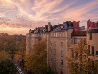 日出, 秋天, 秋, 老建筑, 历史, 早上, 空灵, 架构