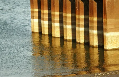水、河流、同伴、自然、岩石、户外、灯光、反射
