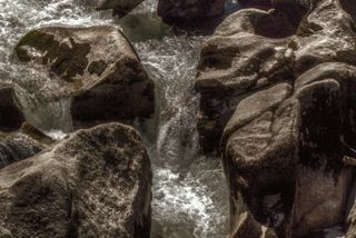 岩石，急流，无人，特写，固体，岩石，背景，岩石-物体