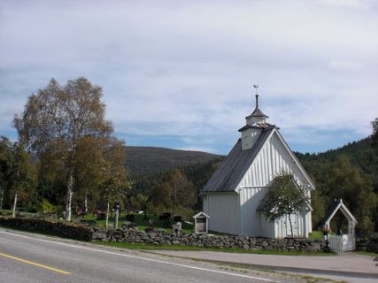 挪威，家，风景，度假，斯堪的纳维亚，山脉，教堂，道路