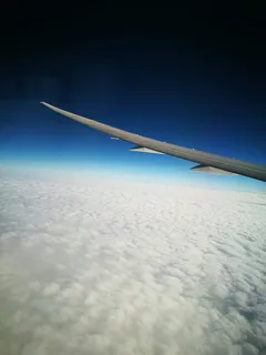 翅膀，空中，飞行，飞机，旅行，天空，蓝色，度假