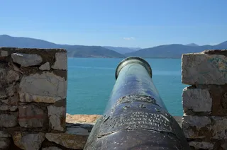 枪、中世纪、要塞、历史、古老、武器、水、山