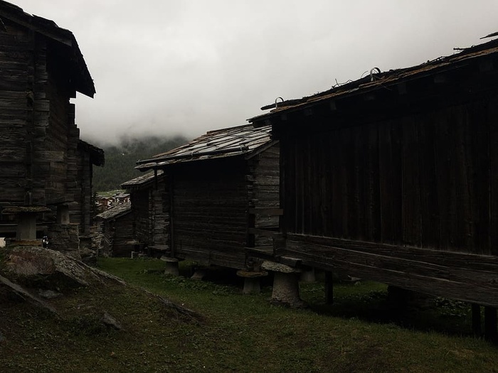 saas fee，瑞士，房屋，雨水，自然，灯塔，建筑，天空