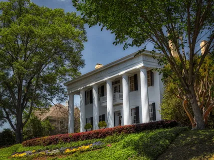 梅肯，乔治亚州，美国，南部，豪宅，住宅，建筑，立柱