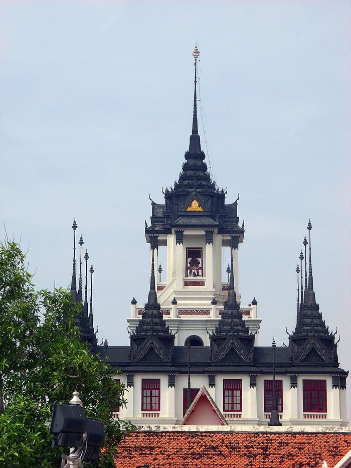 泰国曼谷洛哈普拉特佛教寺庙建筑