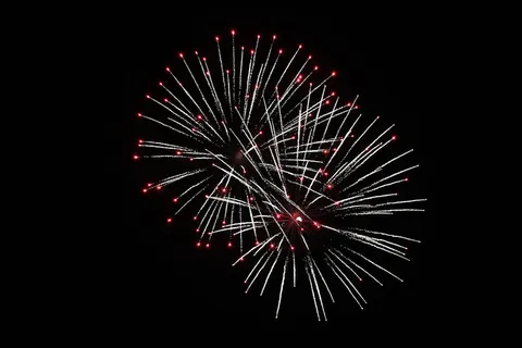 聚会，新年，烟花，明星，美好时光，祝福，庆祝，烟花