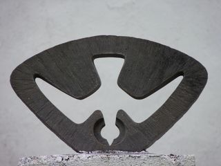 黑色独立装饰，鸽子，圣灵，艺术品，俯冲，无人，特写，黑色