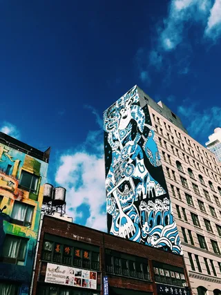 构建, 艺术, 壁画, 绘画, 建筑, 办公楼, 塔, 墙上