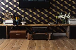 现代深色客厅设计