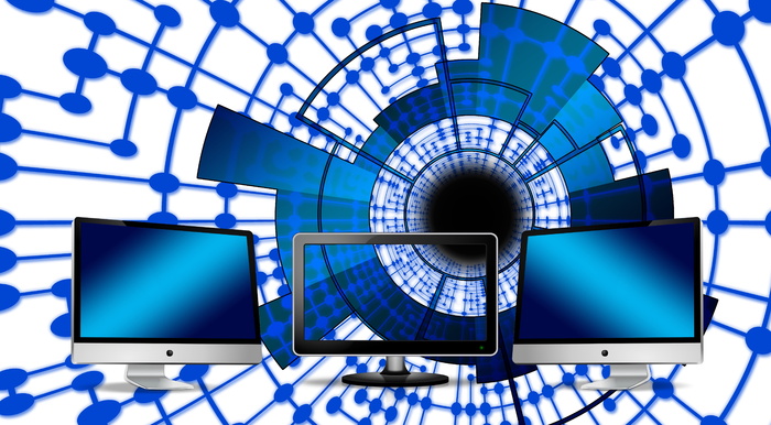 三，平面，屏幕显示器插图，显示器，二进制，二进制系统，计算机，数据