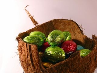 复活节，彩蛋，椰子，节日，复活节，彩蛋，复活节彩蛋，巧克力，糖果