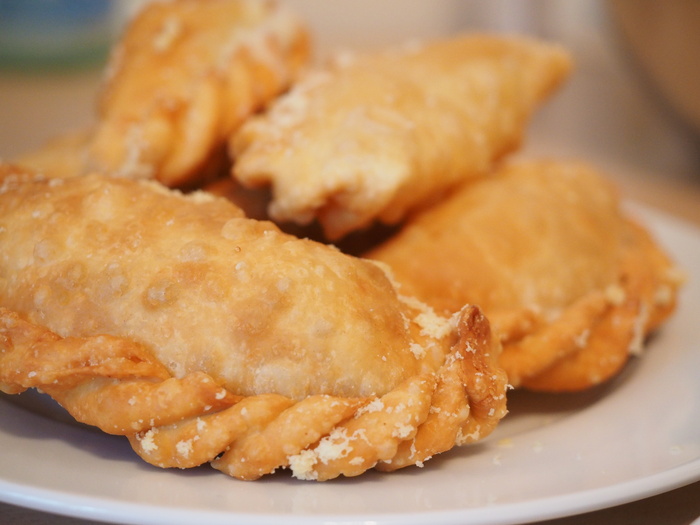 填充，面包，盘子，馅饼，饺子，食物，吃，角内