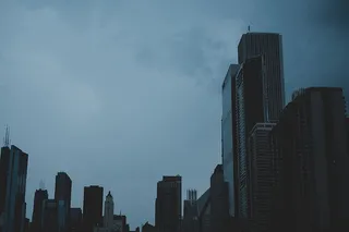 芝加哥，美国，天际线，蓝色，多云，城市，高清墙纸，高清墙纸