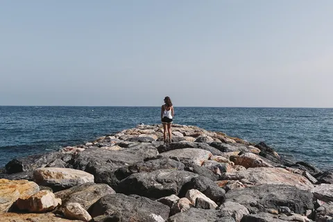 海滩,巨砾,日光,海滩,巨石,日光,地平线,景观,休闲,海洋 海滩,巨砾,日光,海滩,巨石,日光,地平线,景观,休闲,海洋