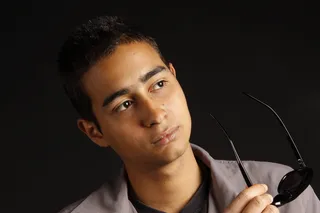 男孩，太阳镜，模特，夏天，年轻，快乐，人，有趣