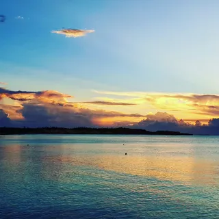 日落，大海，天空，美丽，水，风景-自然，自然之美，宁静的景色