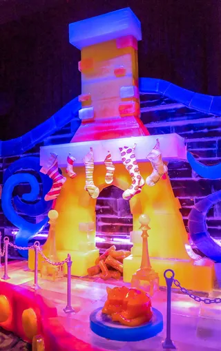 冰展览，盖洛德棕榈，冰雕，冰，展览，冬天，寒冷，艺术家