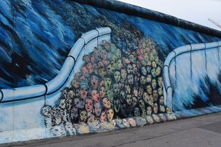 贝林，墙，城市，壁画，街头艺术，绘画，城市艺术，绘画