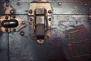 闩锁, 皮胸, 胸部, 纹理, 纹理, 叠加, 老, 门