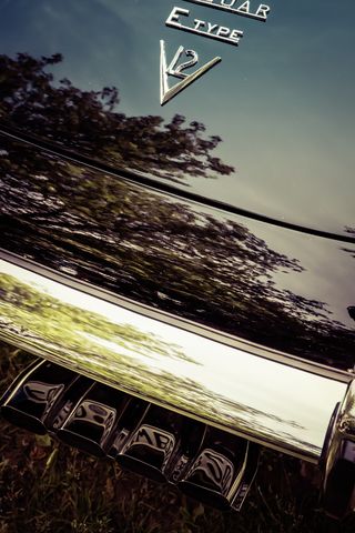古董、汽车、chorme、经典、e型、捷豹、豪华、oldtimer