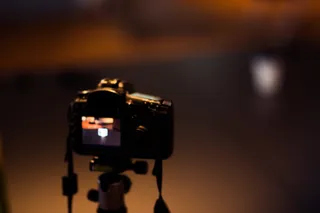 背后，相机，镜头，黑暗，夜晚，黑色，模糊，佳能