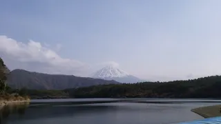 富士山，西湖，富士山和湖，日本自然，湖，山，自然，富士五湖的mikata