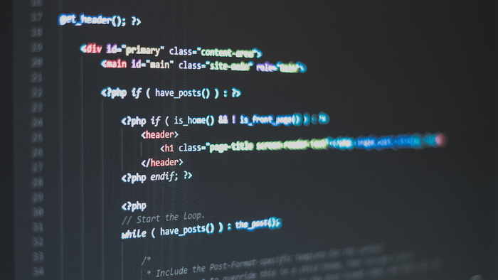 编程代码，文本，通信，西文脚本，计算机监视器，计算机，没有人，技术