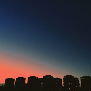 建筑，建筑，城市，城市景观，黑暗，黎明，市中心，黄昏