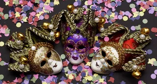 面具, 狂欢节, 威尼斯, 神秘, 关闭, 浪漫, 狂欢节, 威尼斯