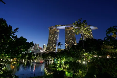 夜间开灯的城市 夜间开灯的城市