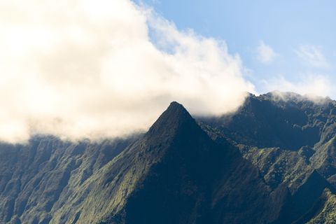 夏威夷，山脉，景观，自然，岛屿，热带，风景，绿色