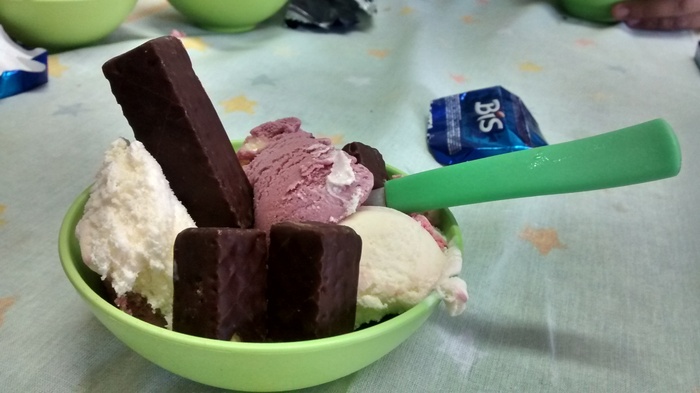 冰淇淋，甜点，bis，罐，锅，甜食，甜食，食物