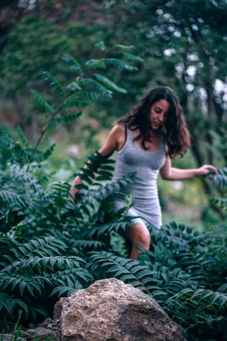 风景，自然，人，女人，活跃，成年人，冒险，模糊