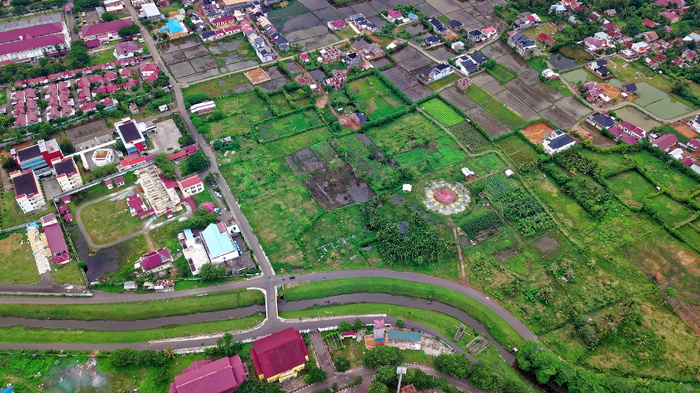 住宅区鸟瞰图