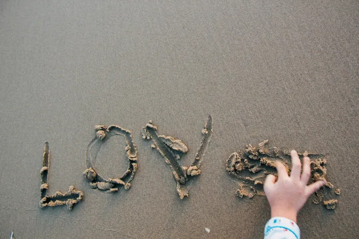 手写，自然，手，海岸，环境，手指，海岸，海滩