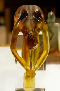 女人, 游泳者, 跳水, 水晶, Daum, 玻璃, 面团水晶, 装饰艺术