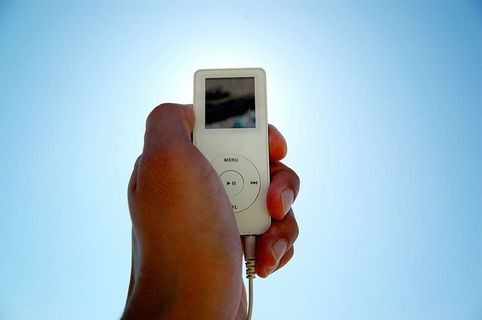 I-Pod、Mp3播放器、手持、便携式、天空、音乐播放器、媒体播放器、苹果公司