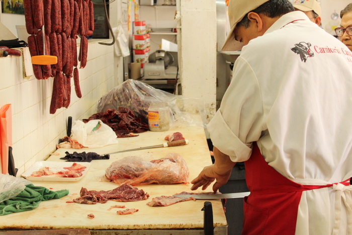 屠夫、肉、职业、站立、食品和饮料、食品、室内、新鲜度